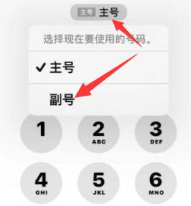 法库苹果14维修店分享iPhone 14 Pro Max使用副卡打电话的方法 