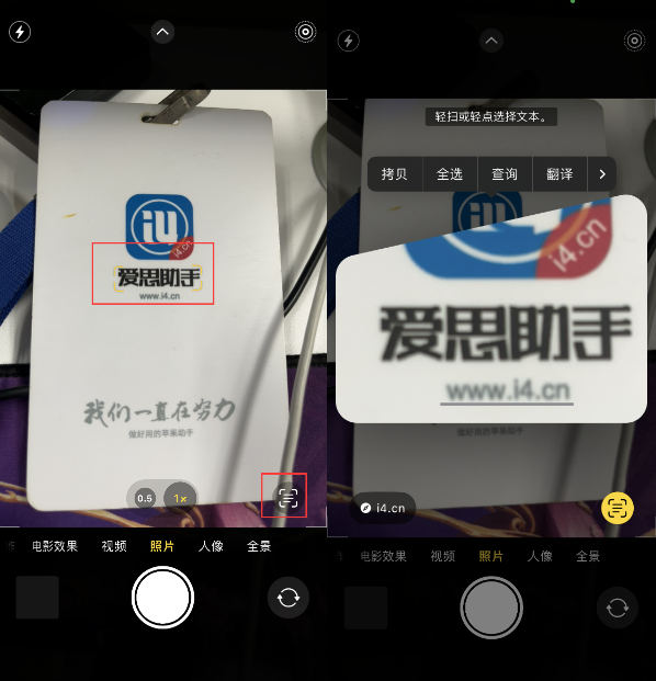 法库苹果手机维修分享升级iOS 16后如何通过相机翻译文本 