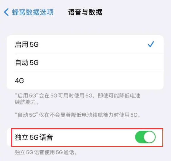 法库苹果14维修分享iPhone 14 Pro如何开启VoNR 
