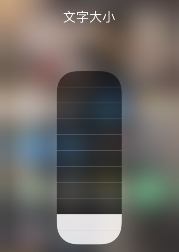 法库苹果手机维修分享小技巧：在 iPhone 控制中心快速调节字体大小 