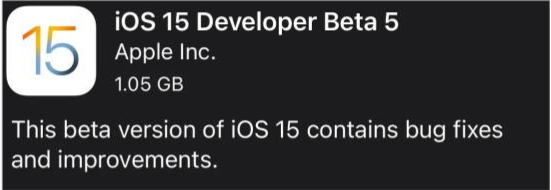 法库苹果手机维修分享如何升级到iOS15.0 beta5 