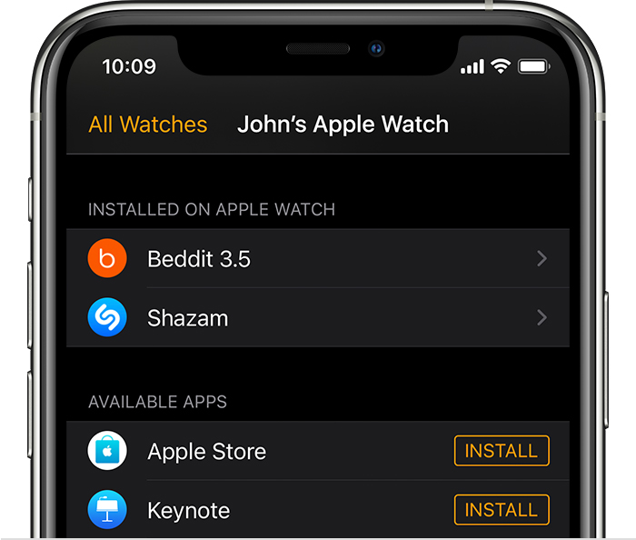 法库苹果手机维修分享如何在 Apple Watch 上下载应用 
